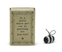 Load image into Gallery viewer, Matchbox Bee in Gift Box with Sayings