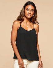 Load image into Gallery viewer, Spartina 449 Cordelia Silk Tank - Black