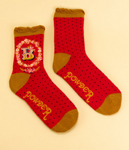 Load image into Gallery viewer, Powder A-Z Ankle Socks