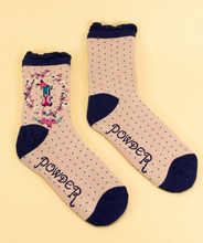 Load image into Gallery viewer, Powder A-Z Ankle Socks
