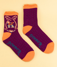 Load image into Gallery viewer, Powder A-Z Ankle Socks