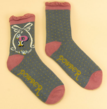 Load image into Gallery viewer, Powder A-Z Ankle Socks