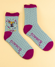 Load image into Gallery viewer, Powder A-Z Ankle Socks
