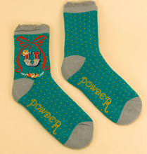 Load image into Gallery viewer, Powder A-Z Ankle Socks