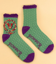 Load image into Gallery viewer, Powder A-Z Ankle Socks