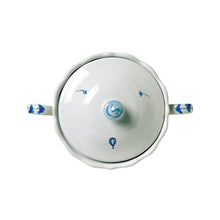 Load image into Gallery viewer, Juliska Country Estate Lidded Sugar/Jam Bowl Main House - Delft Blue - 8 Oz.