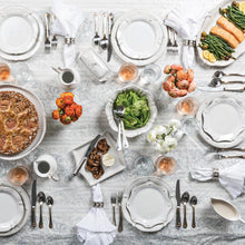 Load image into Gallery viewer, Juliska Berry and Thread 5 Piece Flatware Setting - Bright Satin with 24-Karat Gold Accents