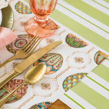 Load image into Gallery viewer, Hester & Cook Green Awning Stripe Runner