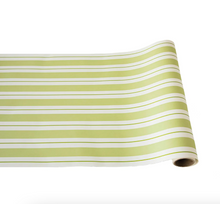 Load image into Gallery viewer, Hester & Cook Green Awning Stripe Runner