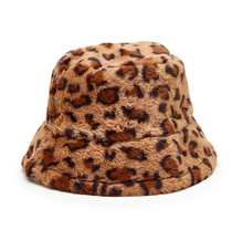 Load image into Gallery viewer, Leopard Print Bucket Hat