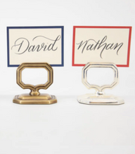 Load image into Gallery viewer, Hester & Cook Napkin Ring with Place Card Holder - Single