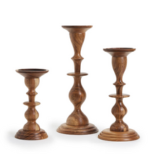 Load image into Gallery viewer, Natural Heights Hand-Crafted Pillar Candleholder