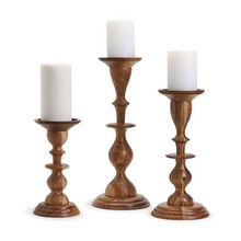 Load image into Gallery viewer, Natural Heights Hand-Crafted Pillar Candleholder