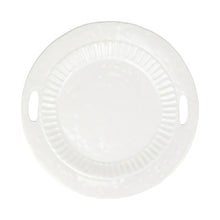 Load image into Gallery viewer, Vietri Pietra Serena Handled Round Tray