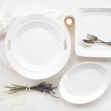 Load image into Gallery viewer, Vietri Pietra Serena Handled Round Tray