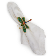 Load image into Gallery viewer, Dragonfly Napkin Rings - Set of 4
