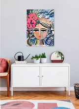 Load image into Gallery viewer, She Is Fierce - Panema, Stretched Canvas Wall Art