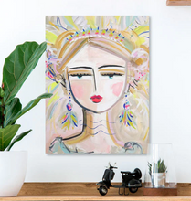 Load image into Gallery viewer, She Is Fierce - Bo Canvas Wall Art