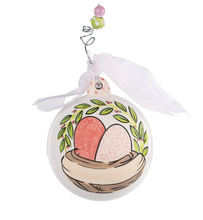 Load image into Gallery viewer, Pink Eggs Baby's 1st Ornament