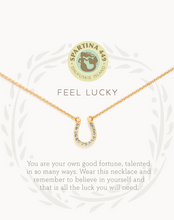Load image into Gallery viewer, Spartina 449 Sea La Vie Necklace Feel Lucky/Horseshoe