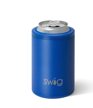 Load image into Gallery viewer, Swig Royal Can + Bottle Cooler (12oz) - Matte Royal with can