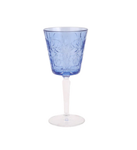 Load image into Gallery viewer, Vietri Barocco Cobalt Wine Glass