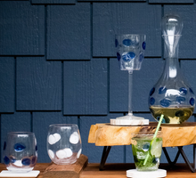 Load image into Gallery viewer, Vietri Drop White Coupe Champagne Glass - FINAL SALE