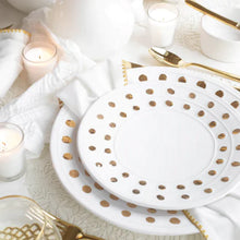 Load image into Gallery viewer, Vietri Medici Gold Salad Plate - FINAL SALE