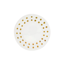 Load image into Gallery viewer, Vietri Medici Gold Salad Plate - FINAL SALE