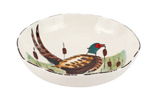 Load image into Gallery viewer, large shallow bowl painted with a Pheasant