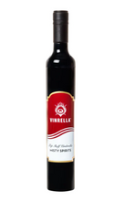 Load image into Gallery viewer, Vinrella Bottle Umbrella closed in bottle shaped case bottle printed to look like wine bottle