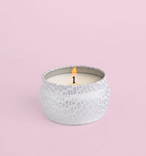 Load image into Gallery viewer, Capri Blue Volcano Signature White Mini Tin Candle, 3 oz
