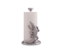 Load image into Gallery viewer, Arthur Court Alligator Paper Towel Holder