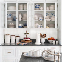 Load image into Gallery viewer, Juliska Berry and Thread 11.5” Canister with Wooden Lid - Whitewash