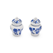 Load image into Gallery viewer, Chinoiserie Mini Ginger Jar Salt and Pepper Shaker Set