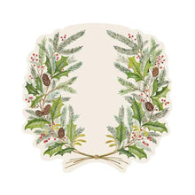 Load image into Gallery viewer, Hester & Cook Die-cut Christmas Sprigs Placemat - Set of 12