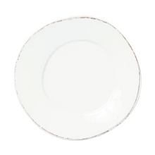 Load image into Gallery viewer, Vietri Melamine Lastra Dinner Plate - White