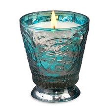 Load image into Gallery viewer, Himalayan Trading Post Fleur de Lys Candle - Rain Barrel