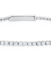 Load image into Gallery viewer, Crislu 2mm Flex Bangle Bracelet Finished in Pure Platinum