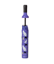 Load image into Gallery viewer, Vinrella Purrfection Bottle Umbrella with umbrella in the case