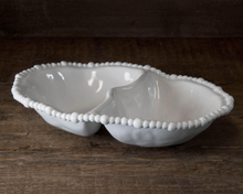 Load image into Gallery viewer, Beatriz Ball VIDA Alegria Double Dip Melamine Divided Server - White