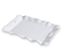 Load image into Gallery viewer, Beatriz Ball VIDA Havana White Melamine Rectangular Tray with Handles