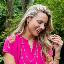 Load image into Gallery viewer, person wearing Capucine de Wulf Berry Gem Turquoise jewelry 
