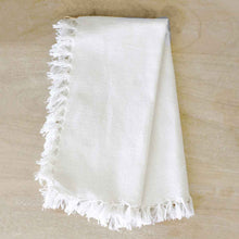 Load image into Gallery viewer, Fringe Napkin Soft White - Set of 2
