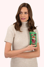 Load image into Gallery viewer, person holding Velvet Embroidered Sunglasses Pouch - Cosy Fox
