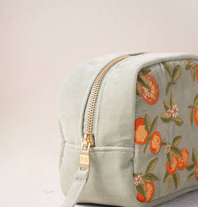Orange Blossom Makeup Bag