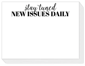 Stay Tuned New Issues Daily Slab Pad