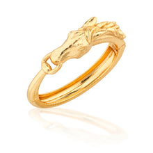 Load image into Gallery viewer, Capucine de Wulf Horsehead Hinged Bangle
