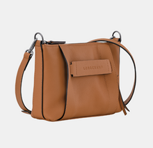 Load image into Gallery viewer, Longchamp 3D Small Zipper Closure Crossbody Bag Natural size view
