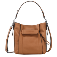 Longchamp 3D Snap Closure Small Crossbody Bag in color Natural